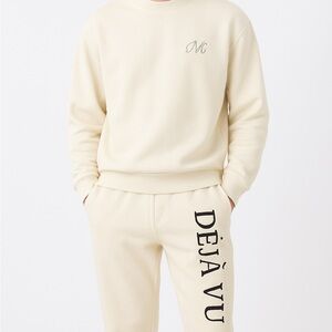 Déjà Vu Cream Jogger Pants